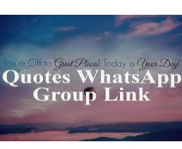  quotes WhatsApp Group Links