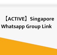 Singapore WhatsApp Group Links