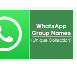 Names for WhatsApp Groups